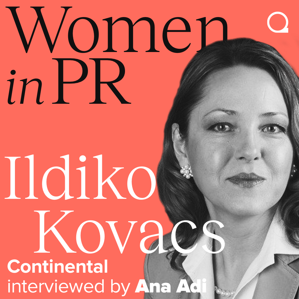 Ildiko Kovacs for the Women in PR with Ana Adi podcast