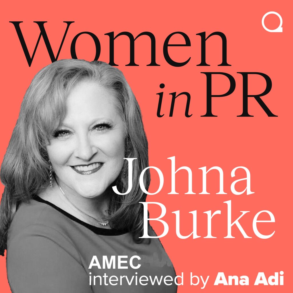 Johna Burke on the Women in PR podcast
